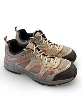 Propet M5503 Connelly Lace-Up Outdoor Shoes Tan Suede Orthotic Friendly 10X(3E)